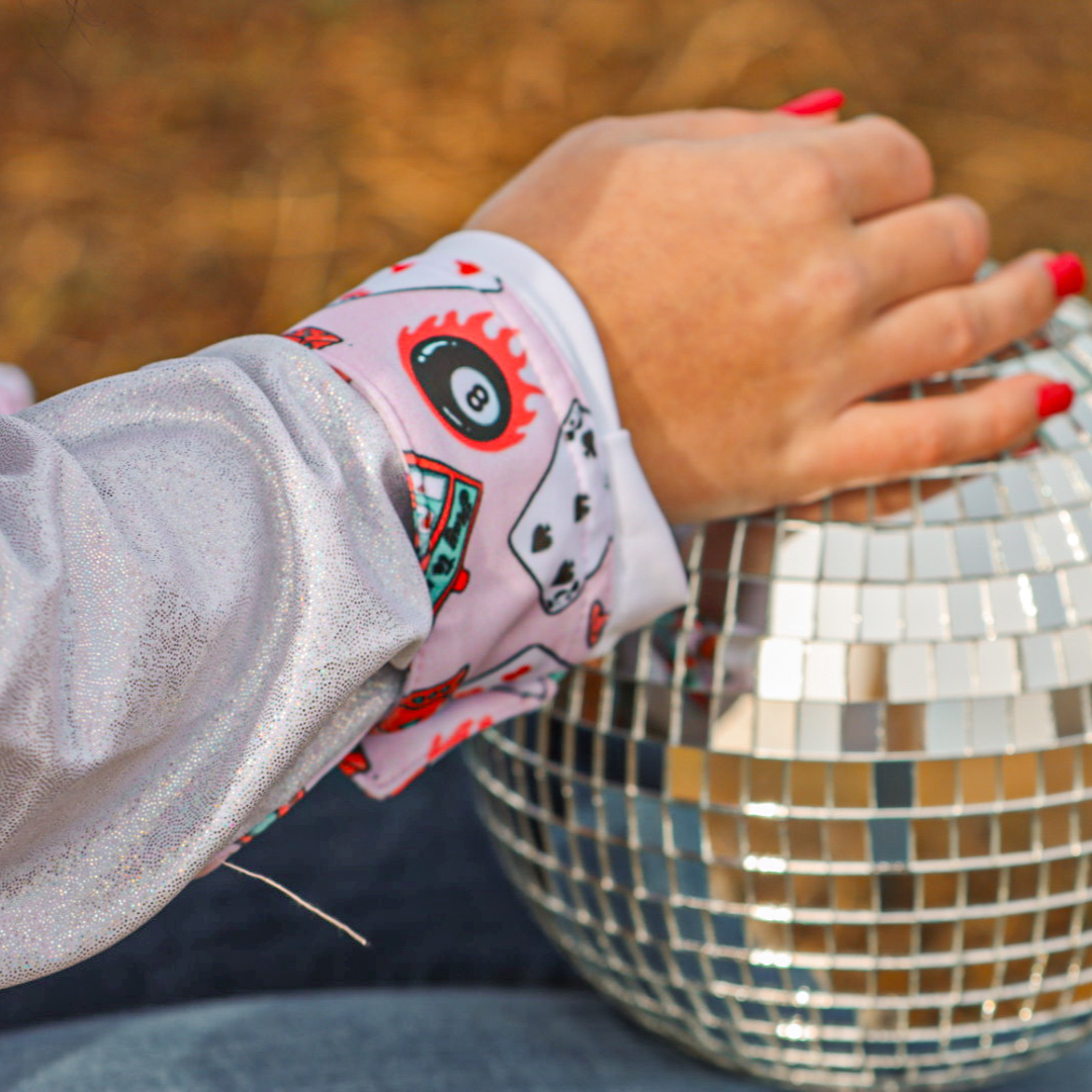 RD Shiny SIlver Vegas Rodeo Shirt
