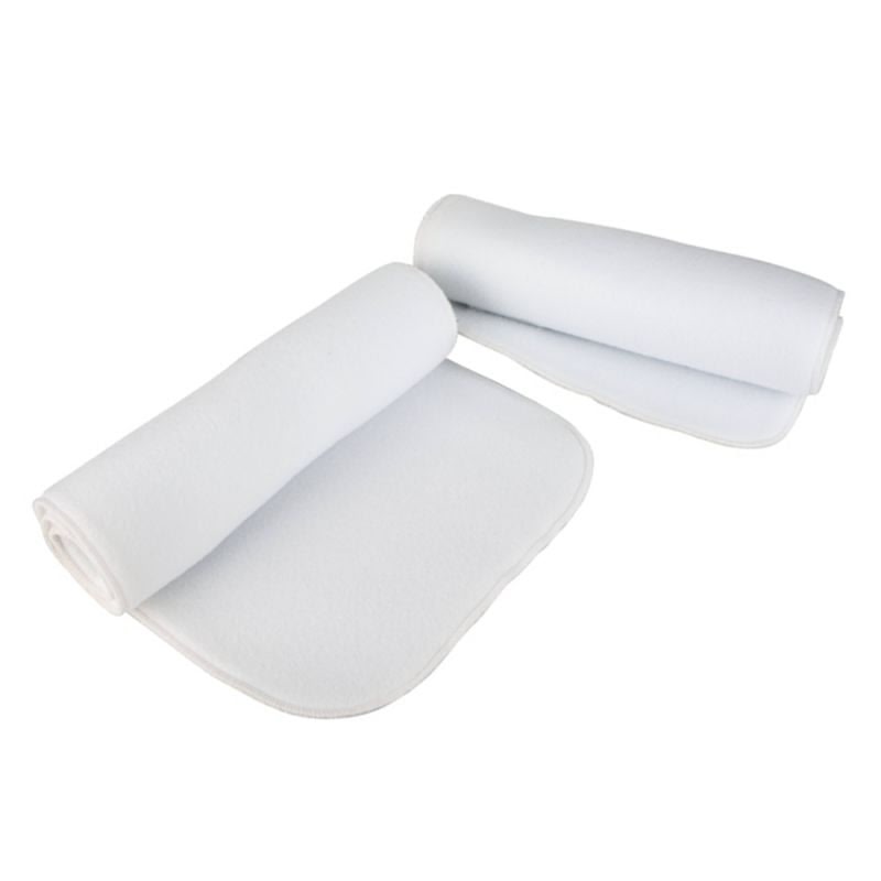Gatsby Felt Leg Wraps White 2pk