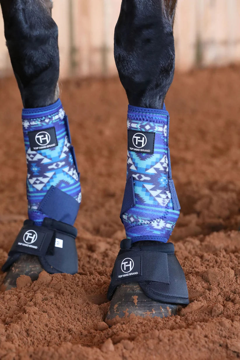 Blue Aztec Sport Boots