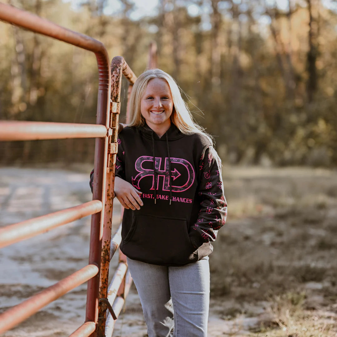 RD Pink Brands Hoodie