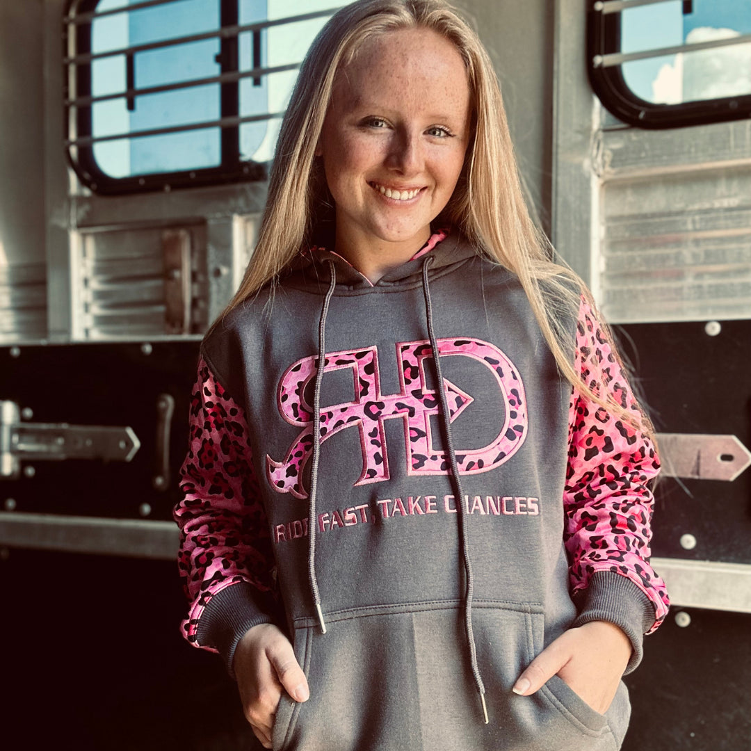 RD Pink Cheetah Hoodie