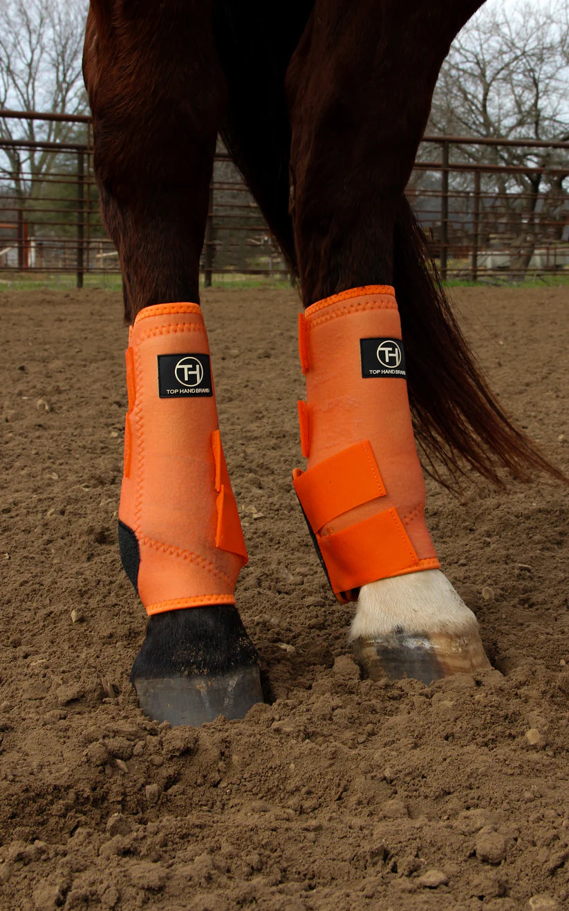 Orange Sport Boots