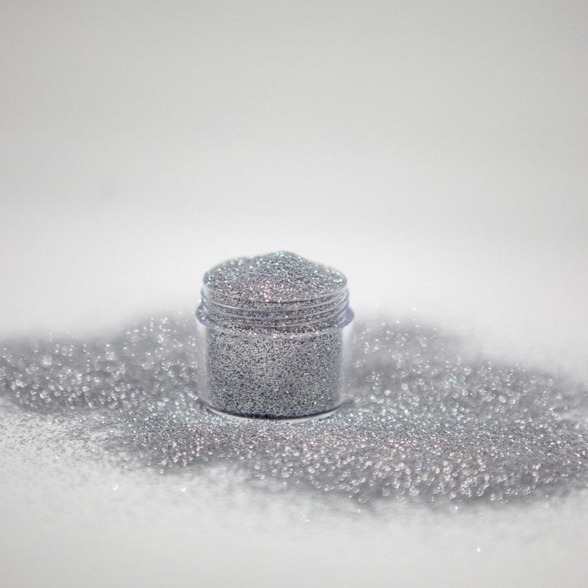 BIODEGRADABLE - The Metallics - Silver Steel - Glitter