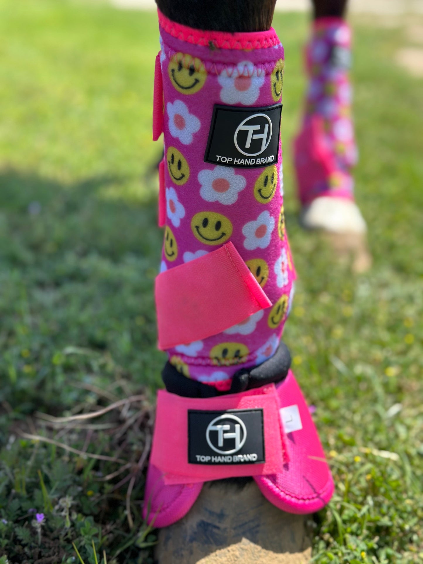 Pink and White Smiles Sport Boots