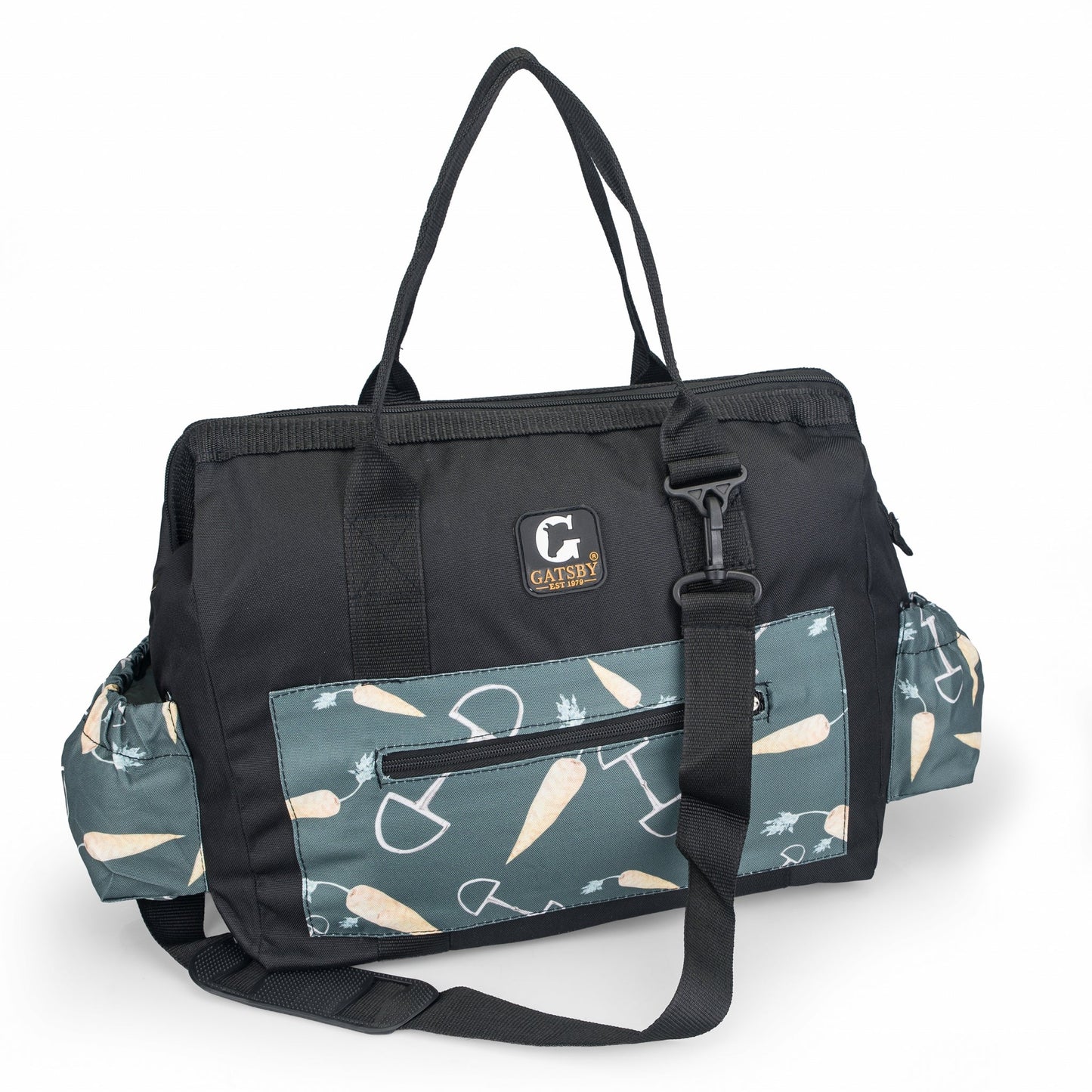 Gatsby Print Nylon Grooming Tote