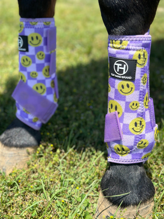 Lavender Smiles Sport Boots