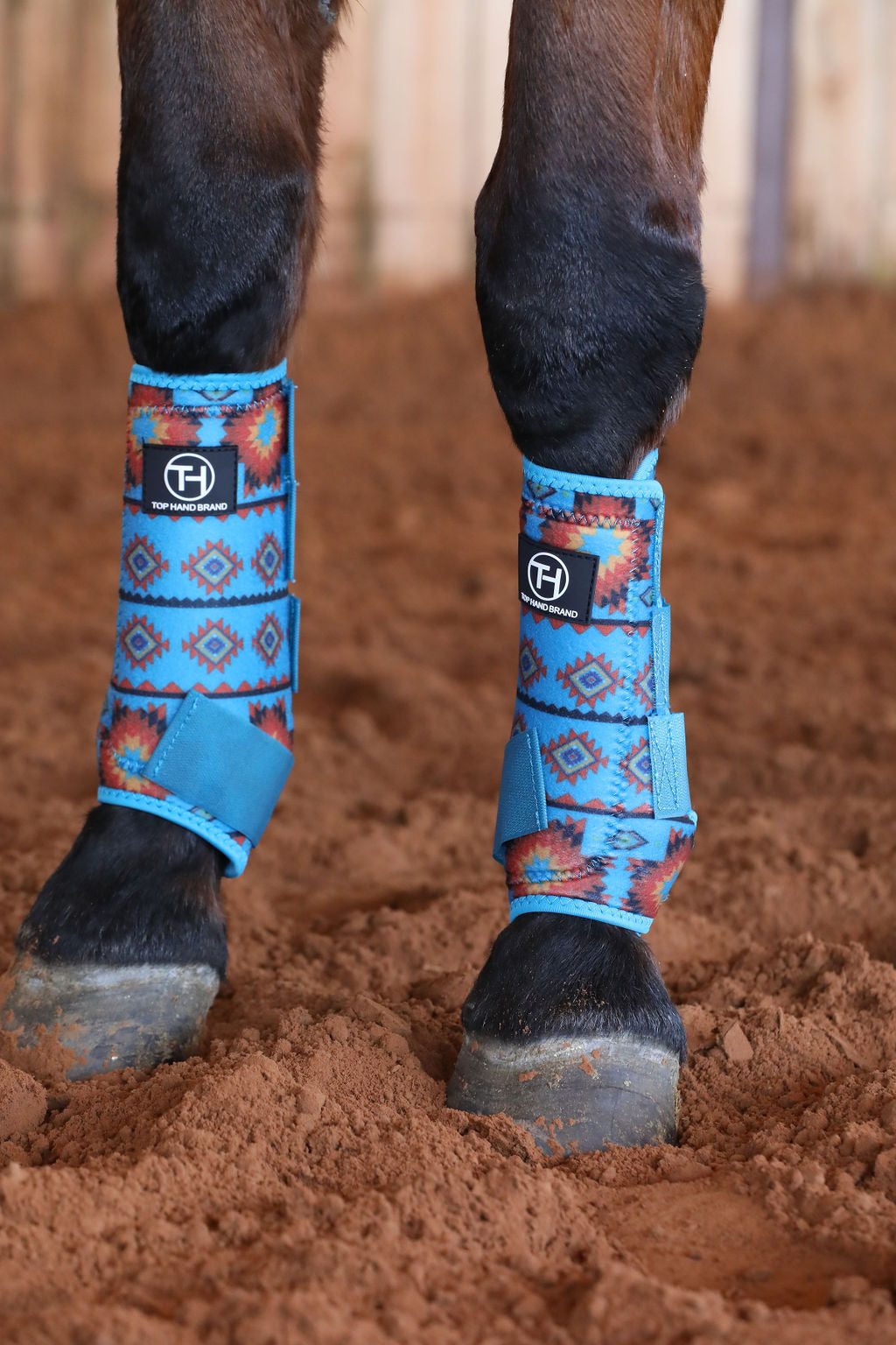 Turquoise Aztec Sport Boots