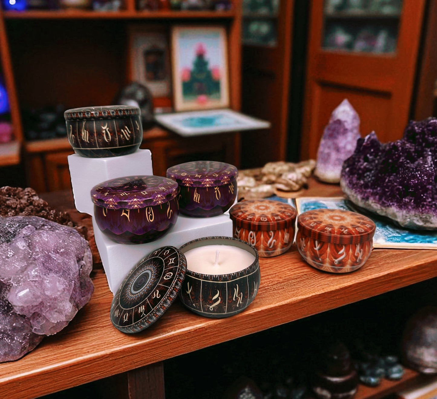 Tin Bath Candles - 4 options!