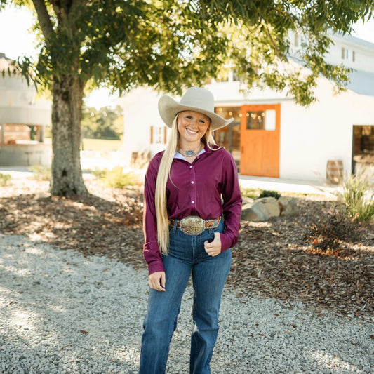 RD Maroon Rodeo Shirt
