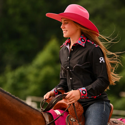 RD Pink 8 Ball Rodeo Shirt