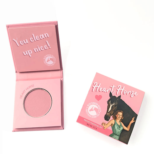 Heart Horse Matte Blush