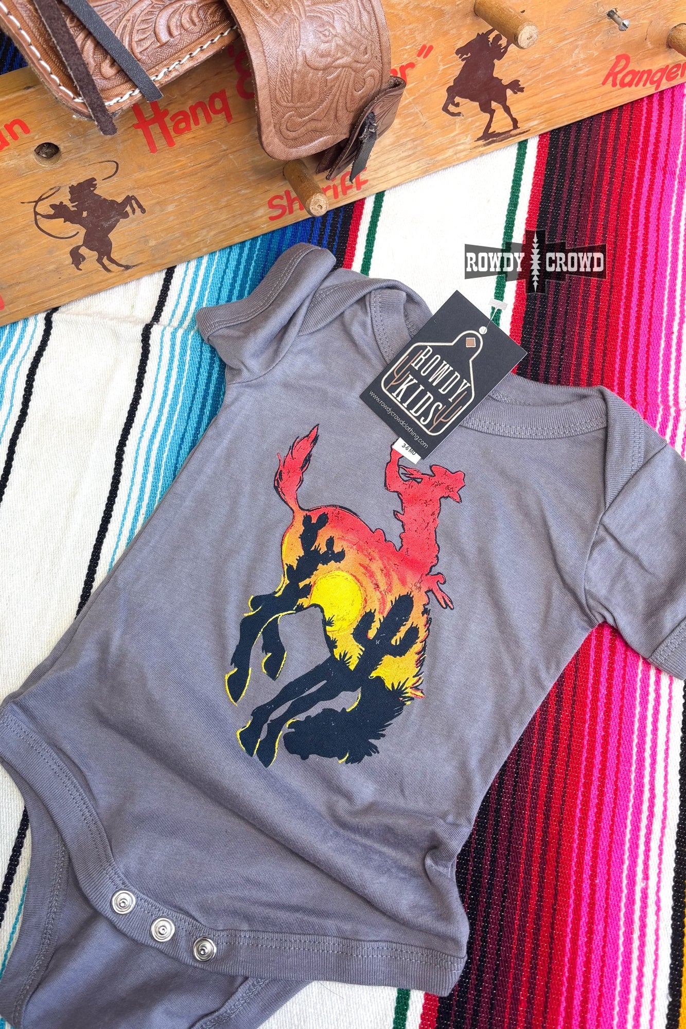 KIDS Bowie Bronc Onesie