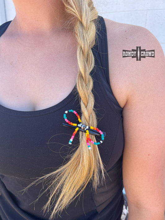 Sunset Bow Hair Clip