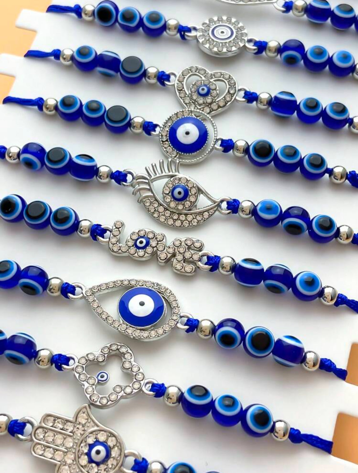 Adjustable Evil Eye Charm Bracelets (multiple options) – Protection Jewelry