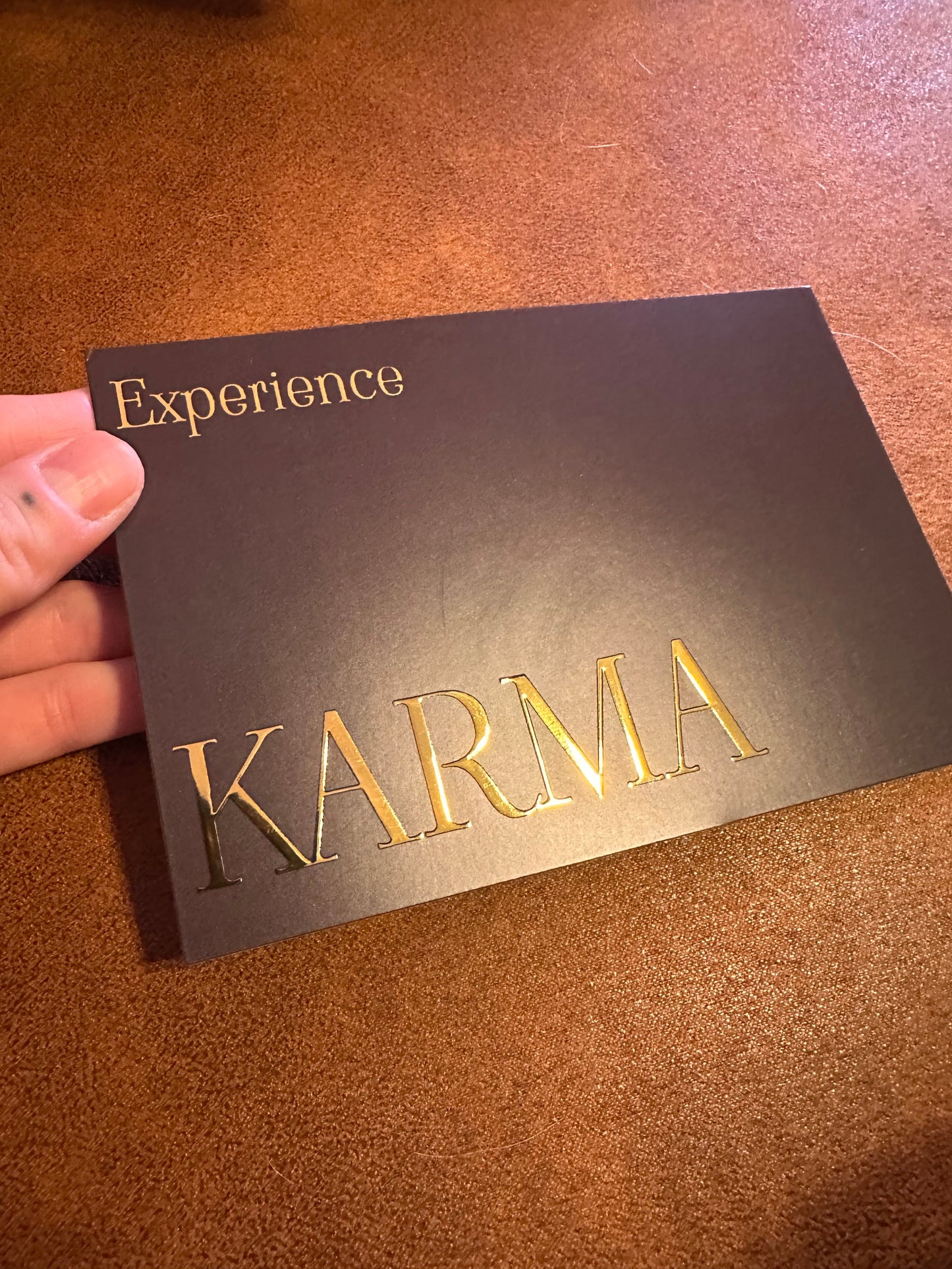 KARMA CANDLE - HIDDEN CRYSTALS INSIDE! Organic Soy 8oz, Insanely long lasting!