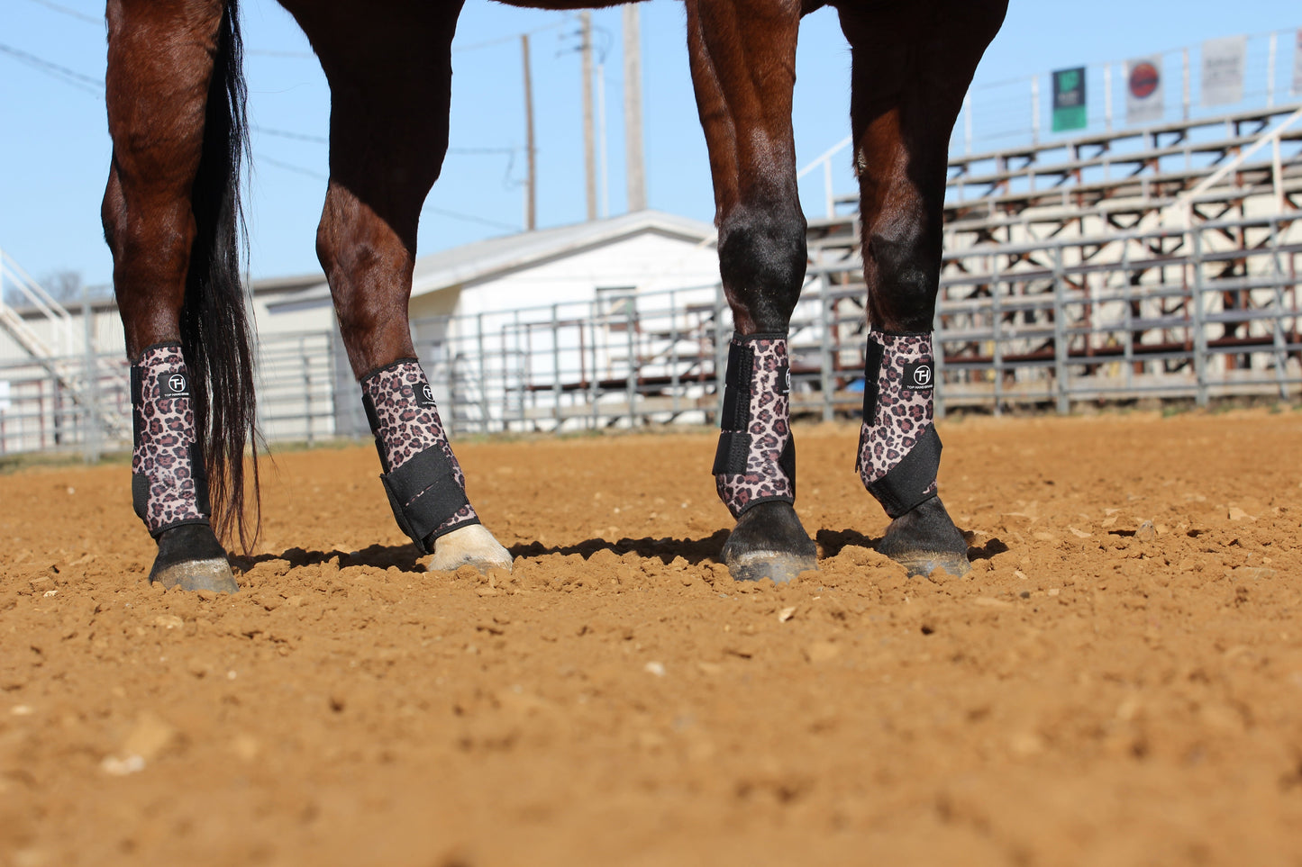 Cheetah and Black Sport Boots