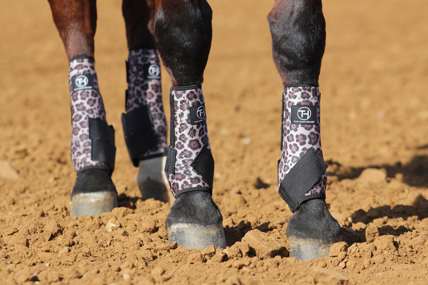 Cheetah and Black Sport Boots