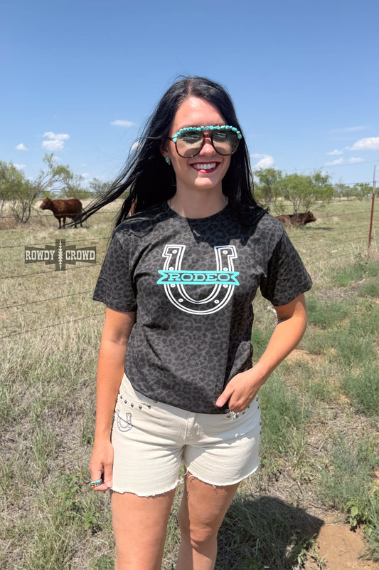 TURQUOISE Lucky Rodeo Tee