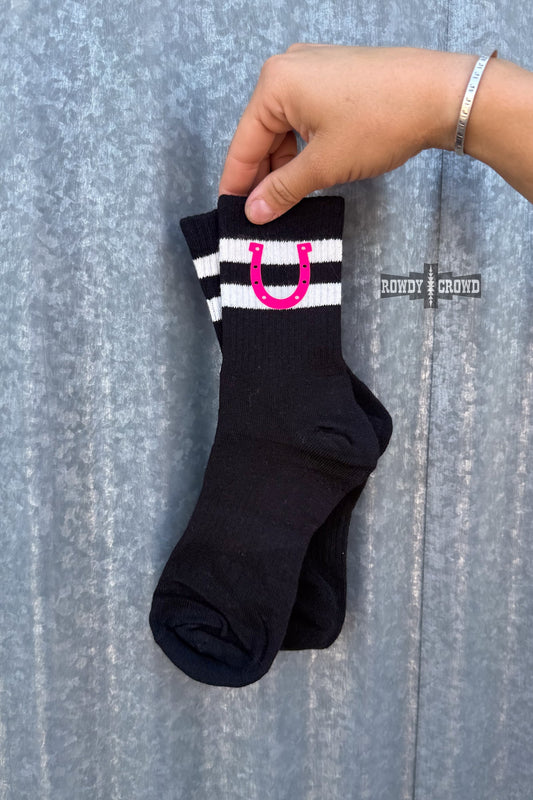 Happy Horseshoe Socks