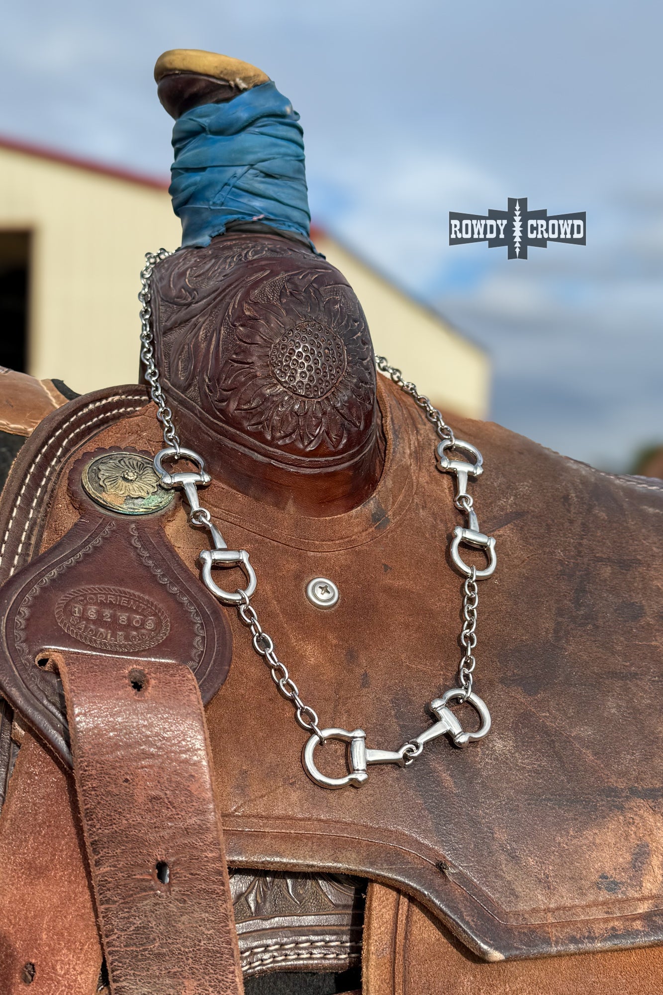 3 Bit Necklace – Crimson Cowgirl