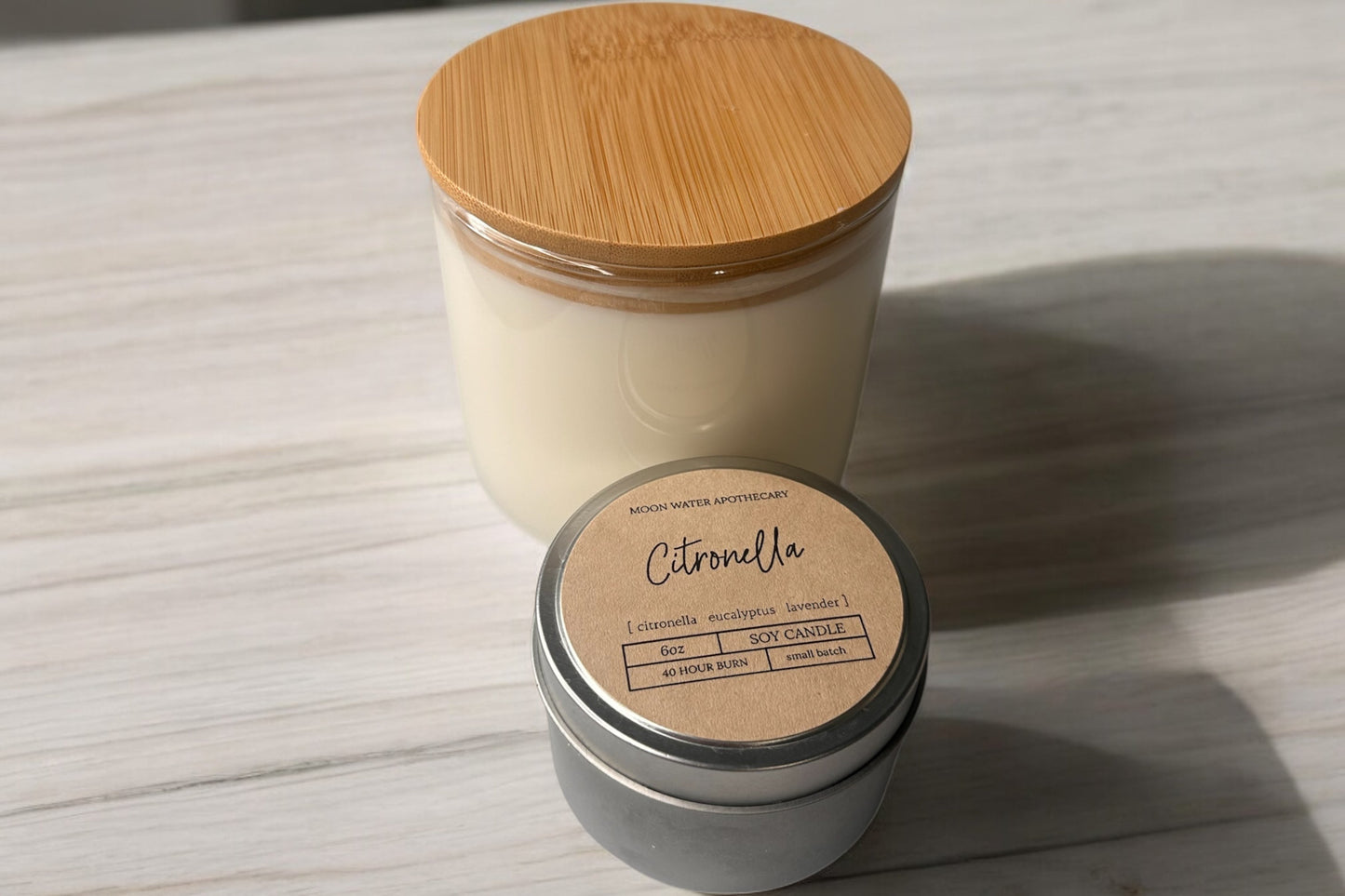 Citronella Candle – 16 oz 3-Wick Outdoor Mosquito Repellent with Essential Oils