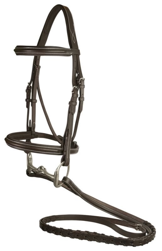 DaVinci Raised Comfort Crown Bridle/Rein