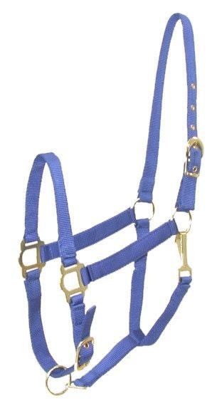 Gatsby Adj Nylon Halter/Snap