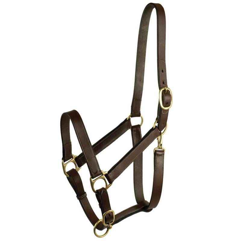 Gatsby Leather Turnout Halter with Snap