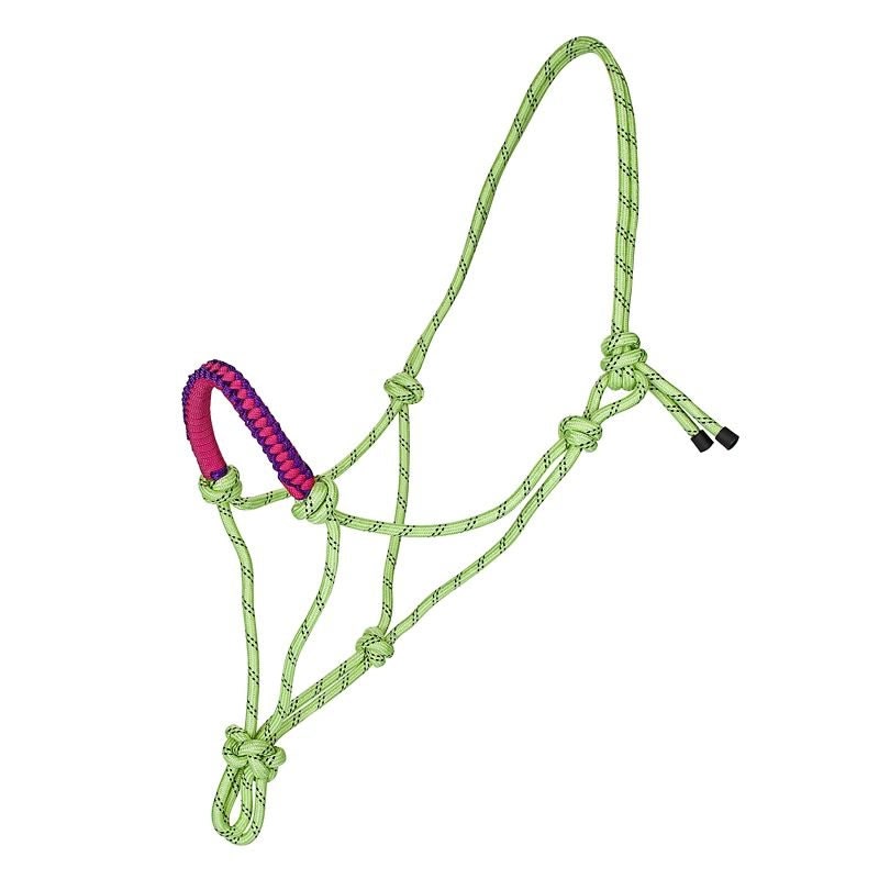 Tabelo Rope Halter with Braided Noseband