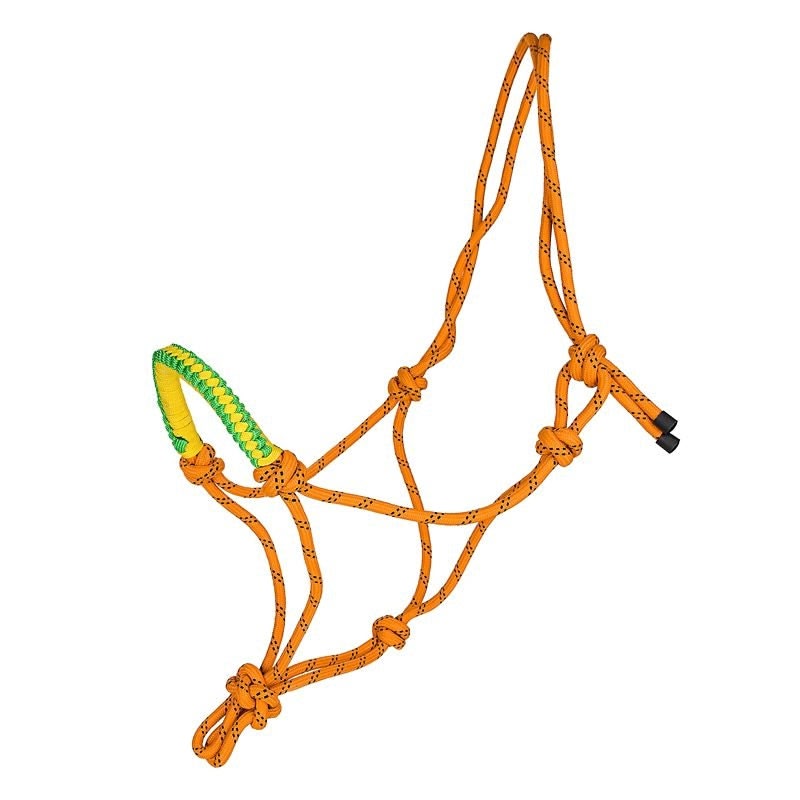 Tabelo Rope Halter with Braided Noseband