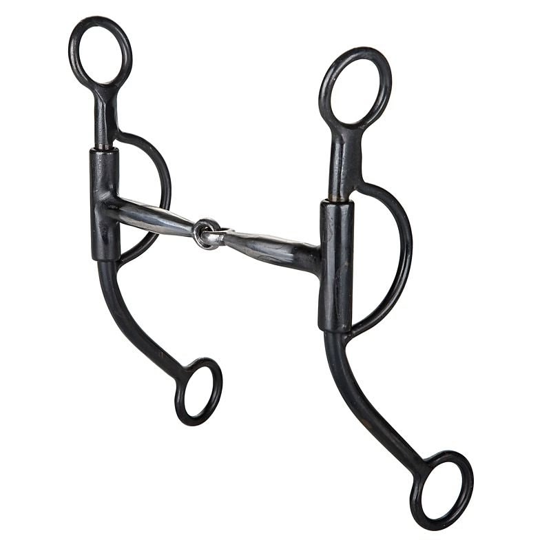 Tabelo Loomis Cheek Brushed Steel Curved Bit 5