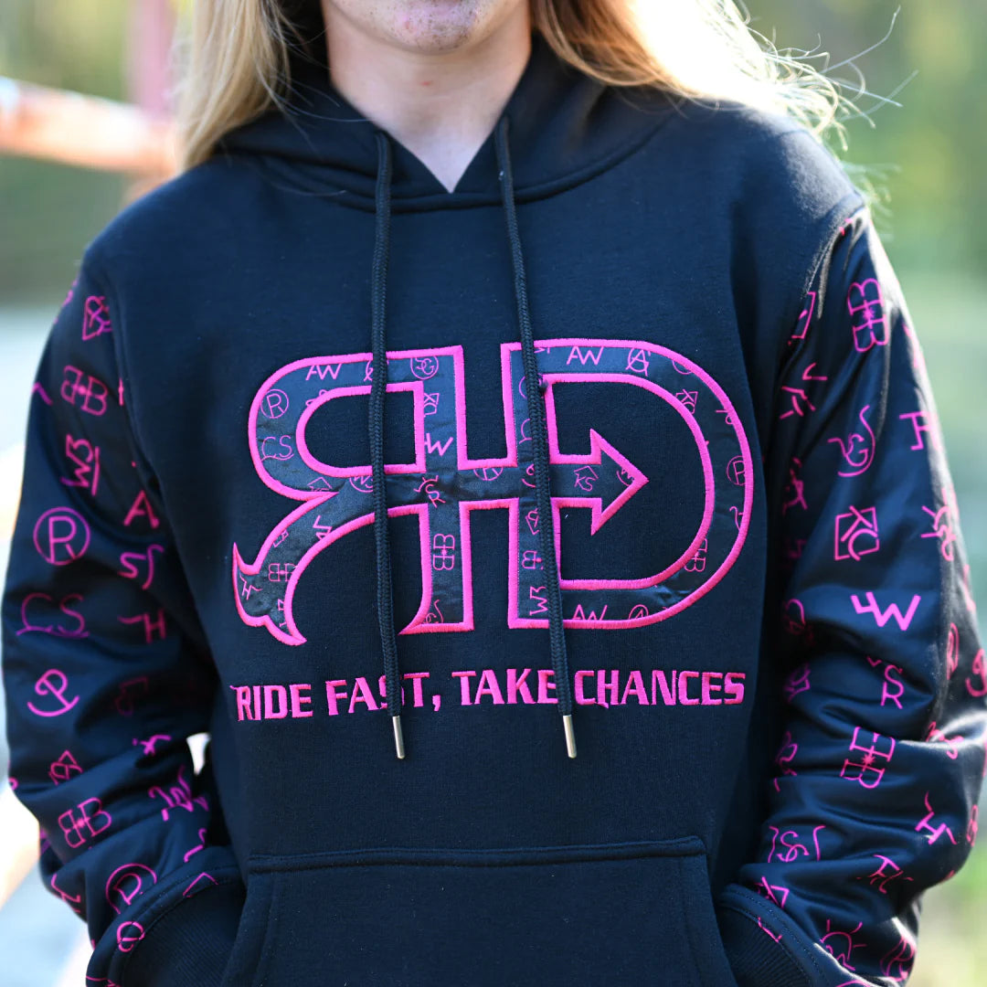 RD Pink Brands Hoodie