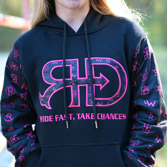 RD Pink Brands Hoodie