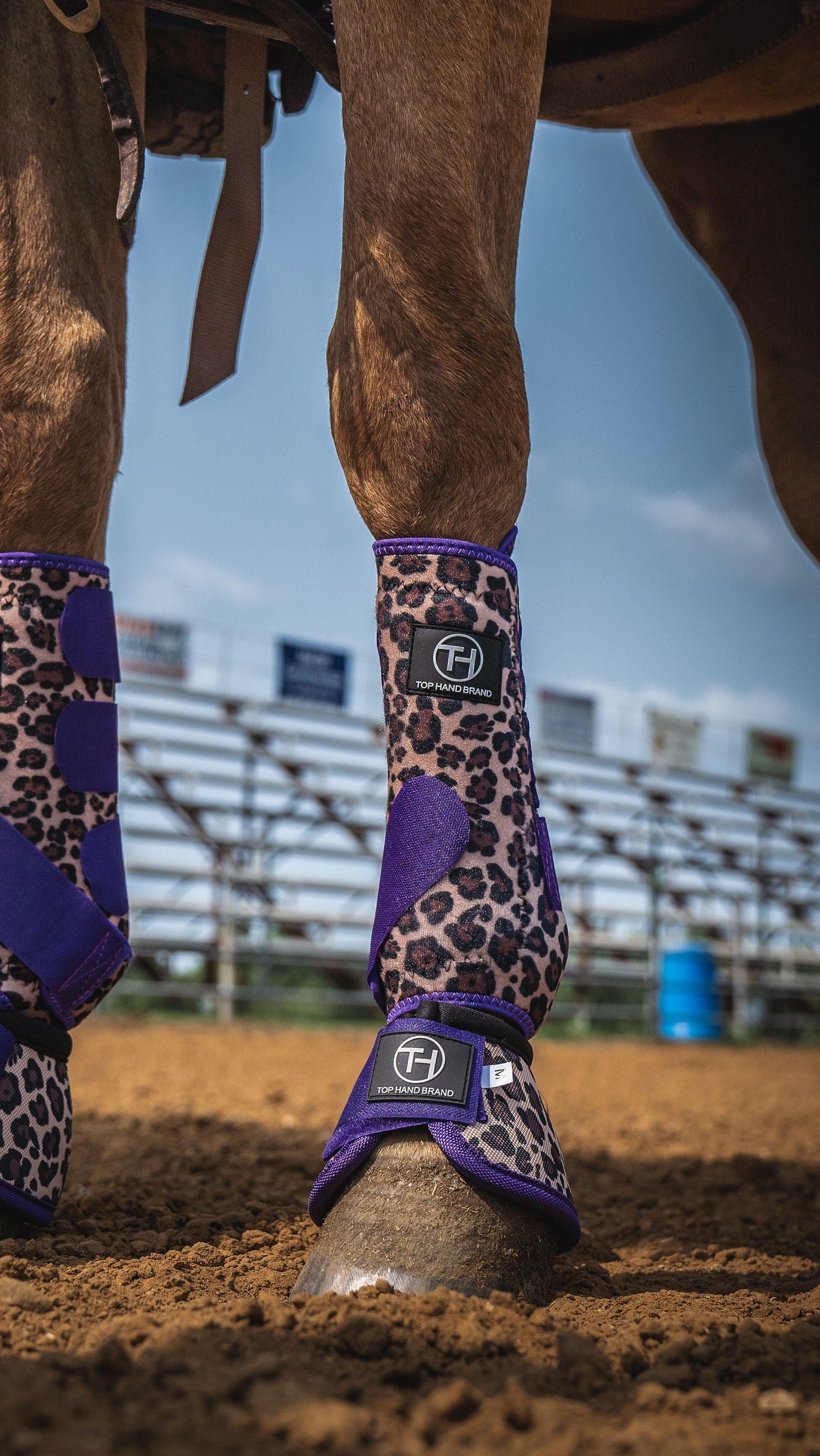 Cheetah Purple  Bell Boot