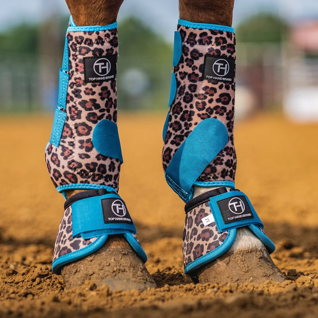 Cheetah Turquoise Bell Boot