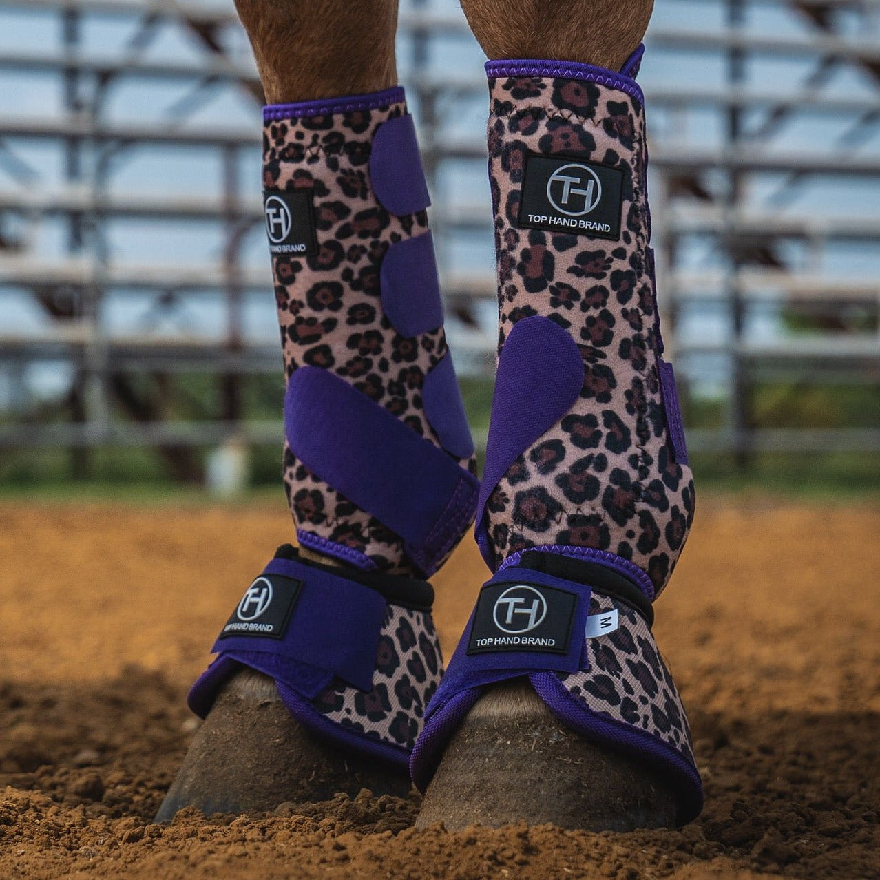 Cheetah Purple  Bell Boot