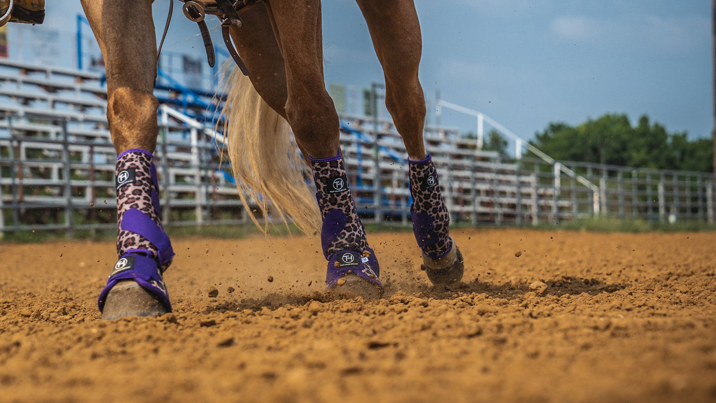 Cheetah Purple Sport Boots