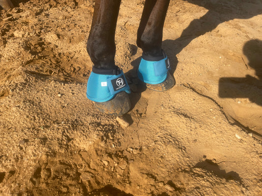 Turquoise Bell Boots