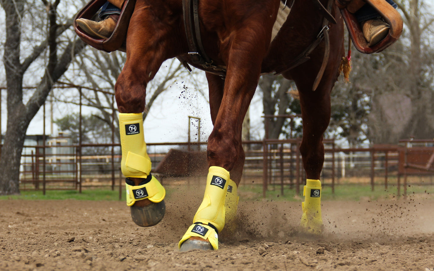 Solid Yellow Sport Boots