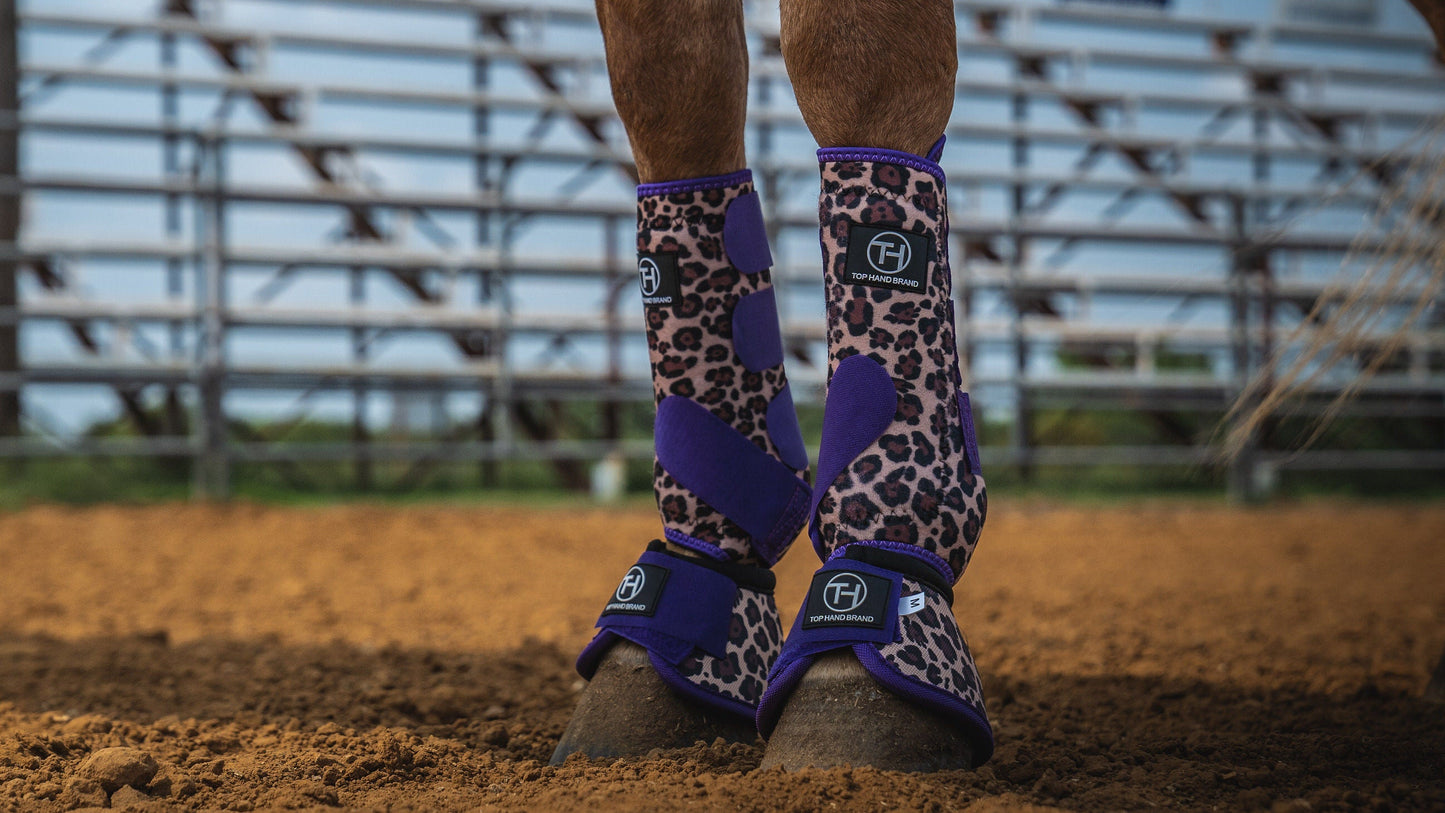 Cheetah Purple Sport Boots