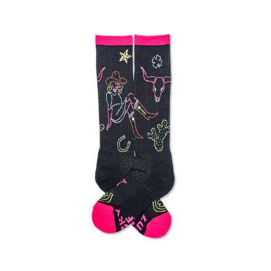 Neon Cowgirl Black