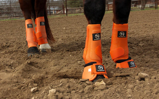 Orange Sport Boots