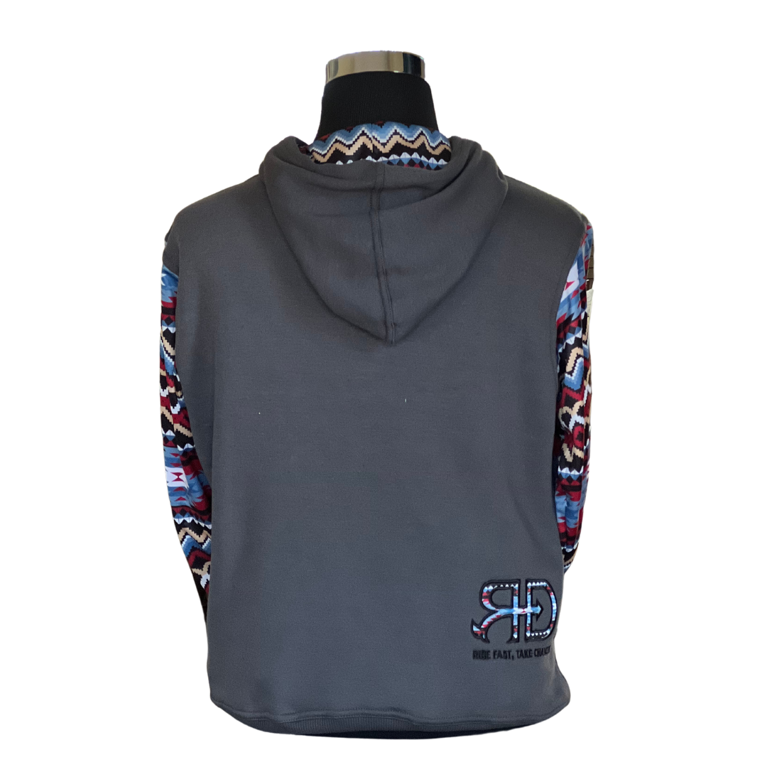 RD Dark Gray Aztec Hoodie