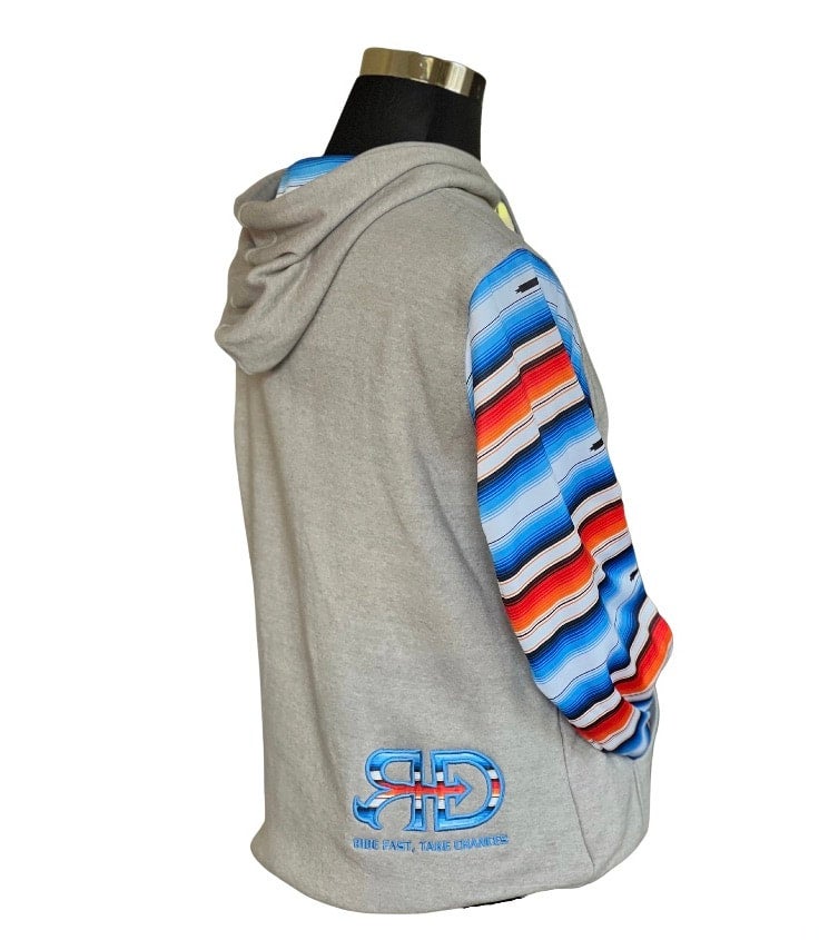 RD Light Gray Serape Hoodie