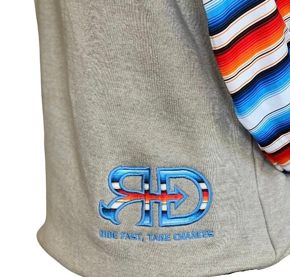 RD Light Gray Serape Hoodie