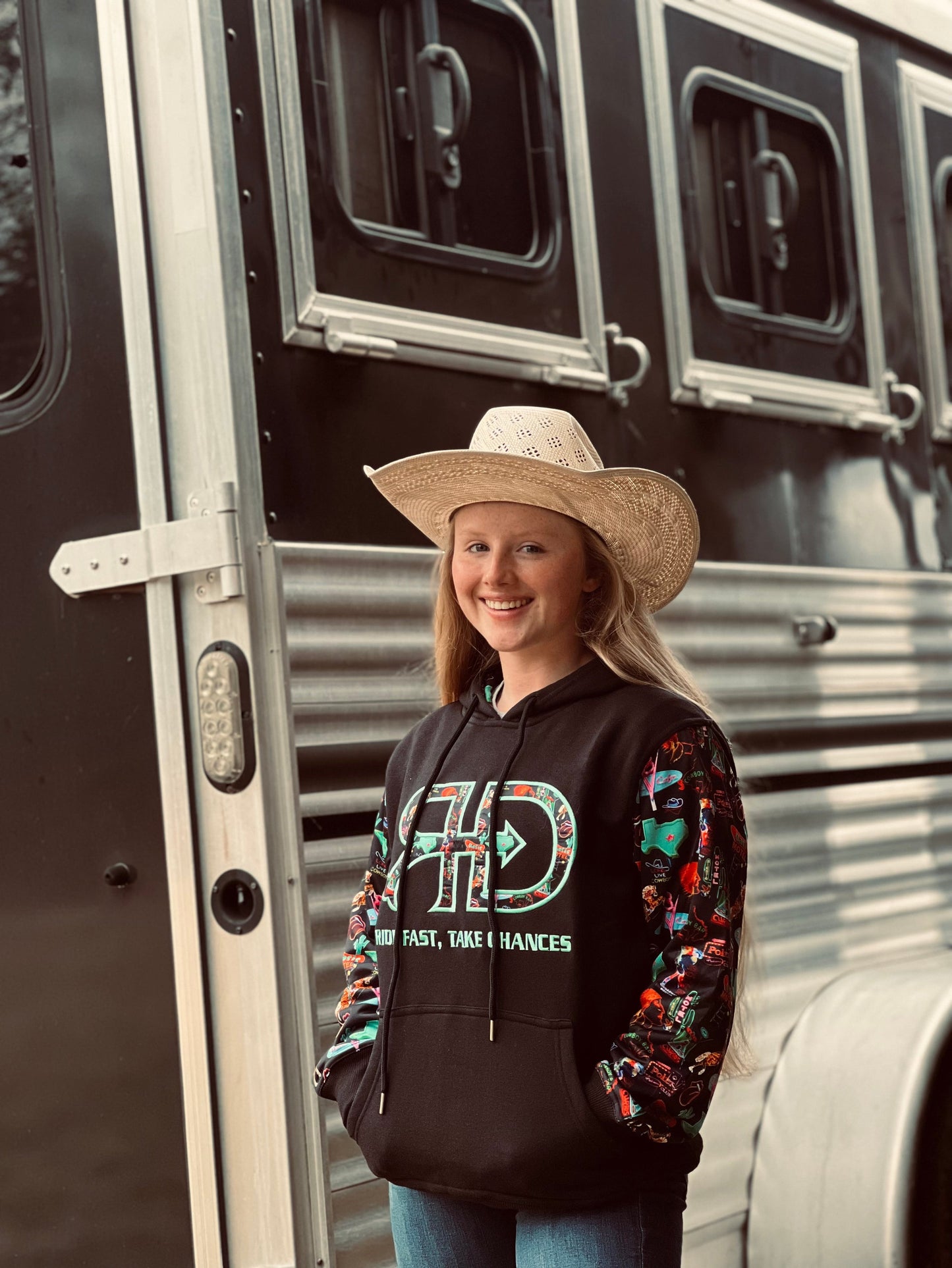 RD Neon Cowgirl Hoodie